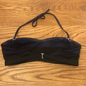 Athleta Swim - Athleta Navy and Black Bandeau Bikini Top Athleta Swim - Athleta Navy and Black Bandeau Bikini Top